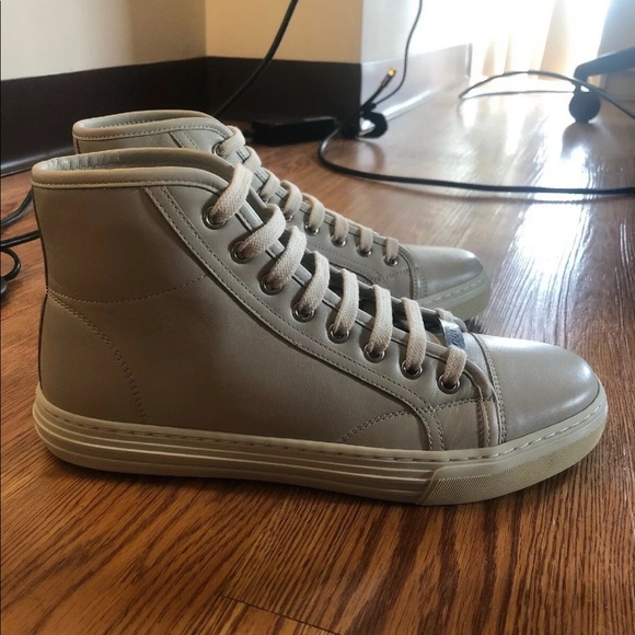 NEW Gucci Men’s High Top Shoes - 8.5 Men’s - Picture 2 of 7